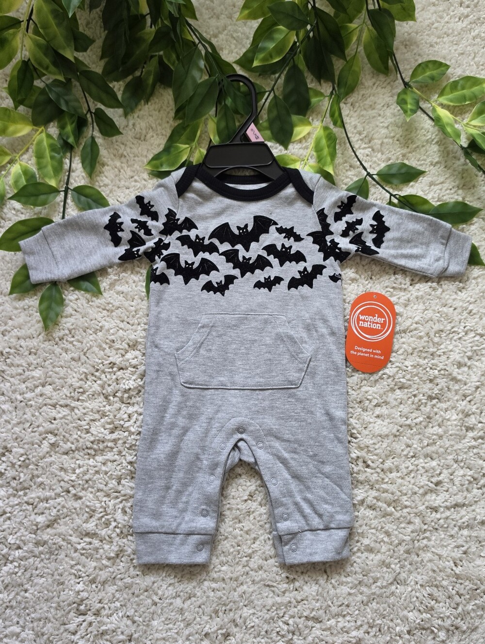 Baby Boy Bat Romper (0-3 Months)